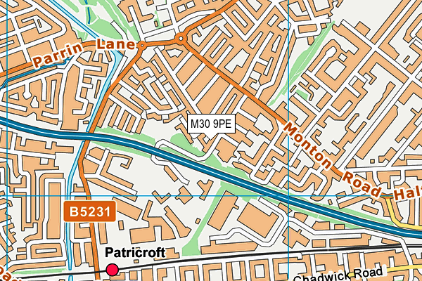 M30 9PE map - OS VectorMap District (Ordnance Survey) M30 9PE map - OS VectorMap District (Ordnance Survey)