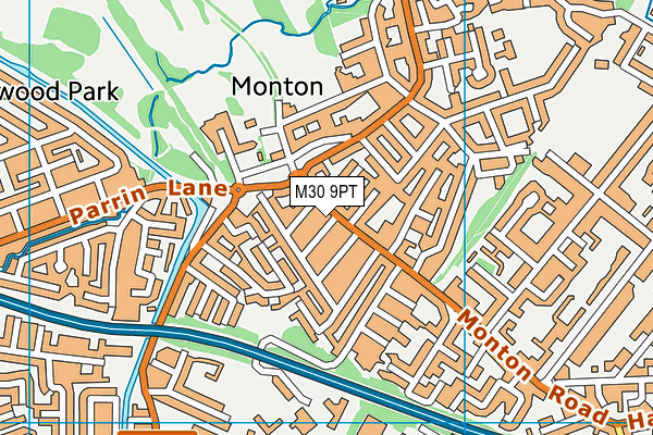 M30 9PT map - OS VectorMap District (Ordnance Survey) M30 9PT map - OS VectorMap District (Ordnance Survey)