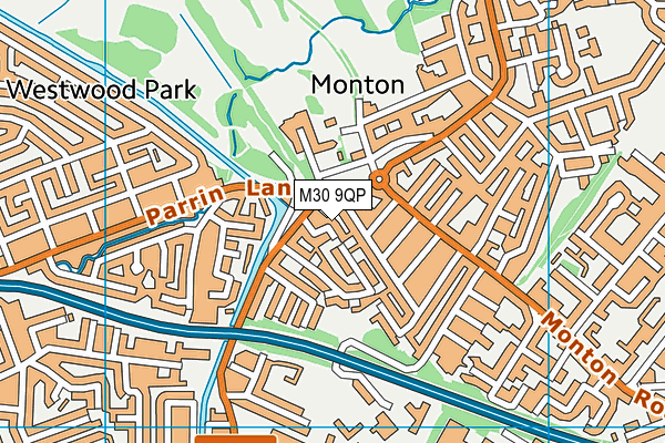 M30 9QP map - OS VectorMap District (Ordnance Survey) M30 9QP map - OS VectorMap District (Ordnance Survey)