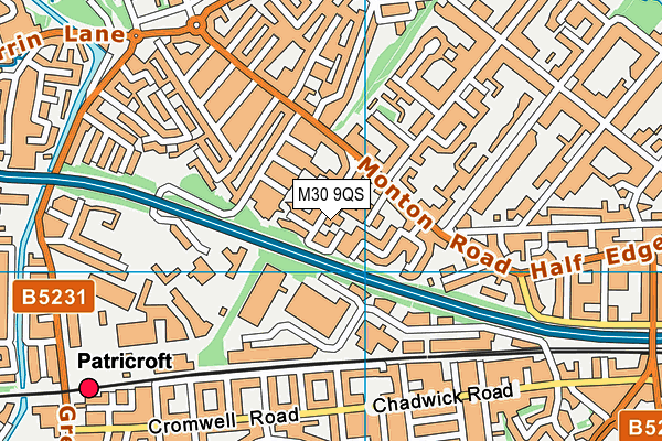 M30 9QS map - OS VectorMap District (Ordnance Survey) M30 9QS map - OS VectorMap District (Ordnance Survey)