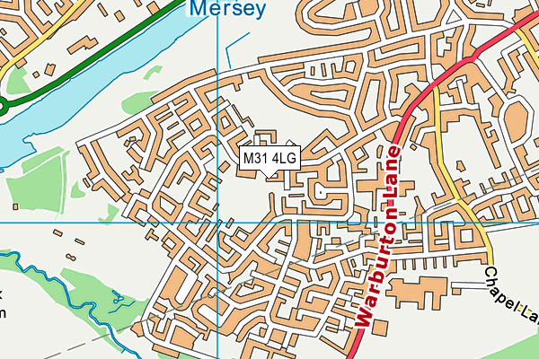 M31 4LG map - OS VectorMap District (Ordnance Survey) M31 4LG map - OS VectorMap District (Ordnance Survey)