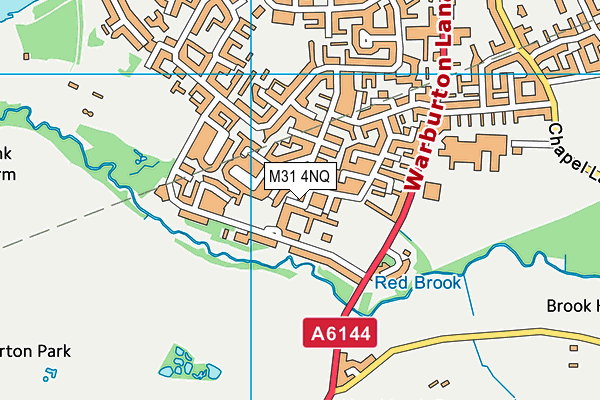 M31 4NQ map - OS VectorMap District (Ordnance Survey)