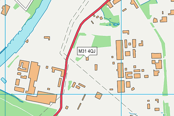 M31 4QJ map - OS VectorMap District (Ordnance Survey) M31 4QJ map - OS VectorMap District (Ordnance Survey)