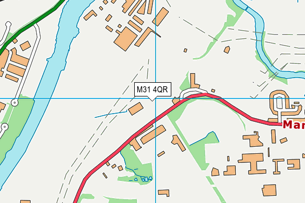 M31 4QR map - OS VectorMap District (Ordnance Survey) M31 4QR map - OS VectorMap District (Ordnance Survey)