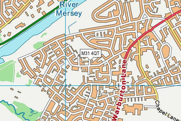 M31 4QT map - OS VectorMap District (Ordnance Survey) M31 4QT map - OS VectorMap District (Ordnance Survey)
