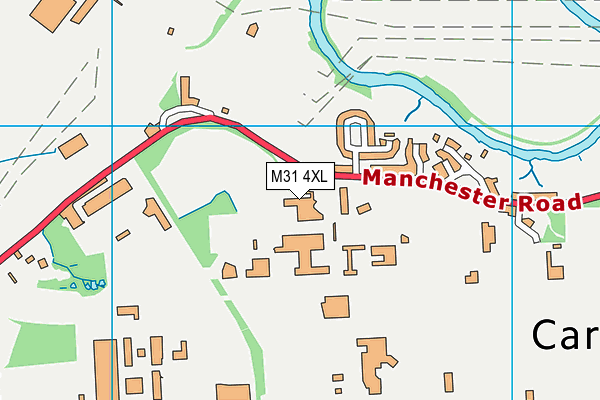 M31 4XL map - OS VectorMap District (Ordnance Survey) M31 4XL map - OS VectorMap District (Ordnance Survey)