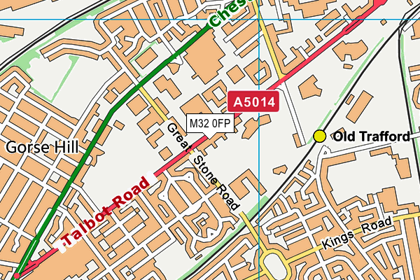 M32 0FP map - OS VectorMap District (Ordnance Survey) M32 0FP map - OS VectorMap District (Ordnance Survey)