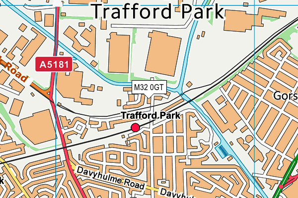 M32 0GT map - OS VectorMap District (Ordnance Survey) M32 0GT map - OS VectorMap District (Ordnance Survey)