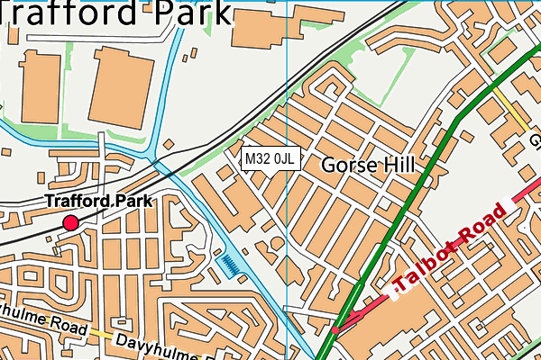 M32 0JL map - OS VectorMap District (Ordnance Survey) M32 0JL map - OS VectorMap District (Ordnance Survey)