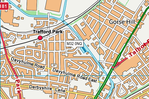 M32 0NQ map - OS VectorMap District (Ordnance Survey) M32 0NQ map - OS VectorMap District (Ordnance Survey)