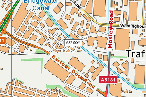 M32 0QY map - OS VectorMap District (Ordnance Survey) M32 0QY map - OS VectorMap District (Ordnance Survey)