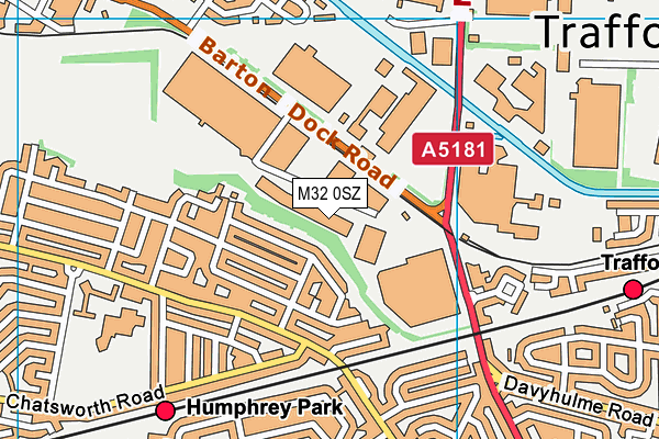 M32 0SZ map - OS VectorMap District (Ordnance Survey) M32 0SZ map - OS VectorMap District (Ordnance Survey)