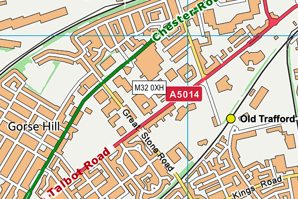 M32 0XH map - OS VectorMap District (Ordnance Survey) M32 0XH map - OS VectorMap District (Ordnance Survey)