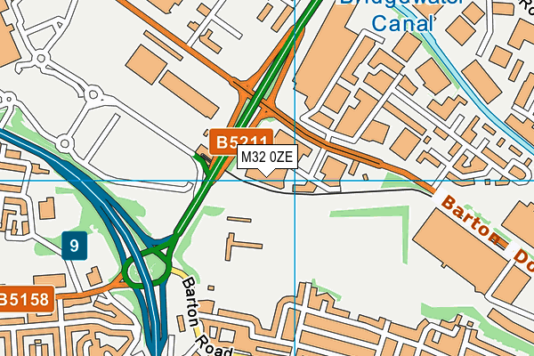 M32 0ZE map - OS VectorMap District (Ordnance Survey) M32 0ZE map - OS VectorMap District (Ordnance Survey)