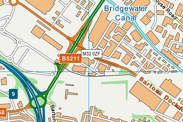 M32 0ZF map - OS VectorMap District (Ordnance Survey) M32 0ZF map - OS VectorMap District (Ordnance Survey)