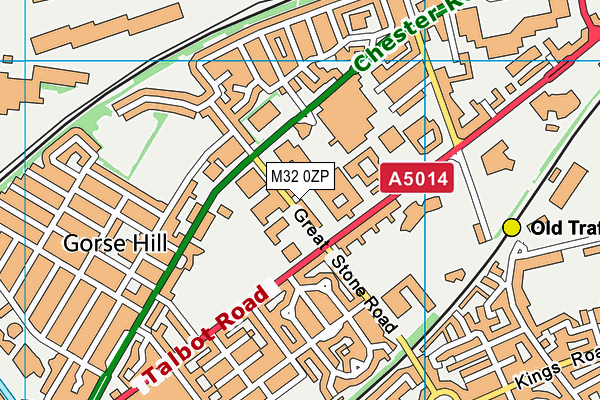 M32 0ZP map - OS VectorMap District (Ordnance Survey) M32 0ZP map - OS VectorMap District (Ordnance Survey)