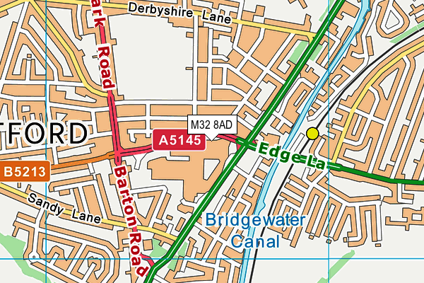 M32 8AD map - OS VectorMap District (Ordnance Survey) M32 8AD map - OS VectorMap District (Ordnance Survey)