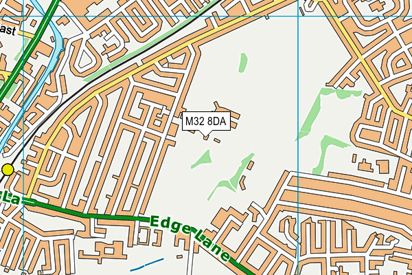 M32 8DA map - OS VectorMap District (Ordnance Survey) M32 8DA map - OS VectorMap District (Ordnance Survey)