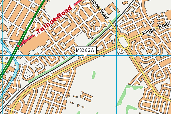 M32 8GW map - OS VectorMap District (Ordnance Survey) M32 8GW map - OS VectorMap District (Ordnance Survey)
