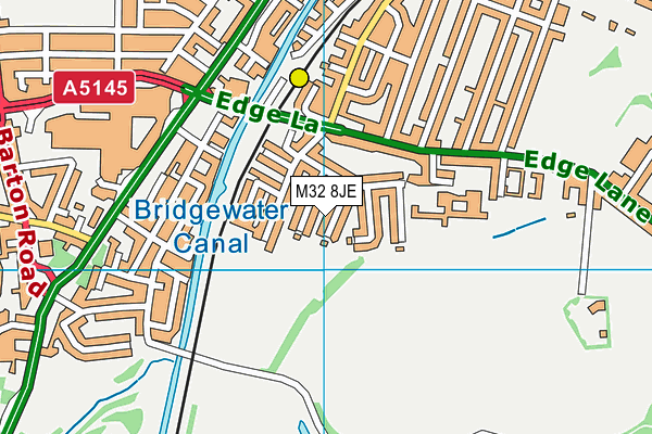 M32 8JE map - OS VectorMap District (Ordnance Survey) M32 8JE map - OS VectorMap District (Ordnance Survey)