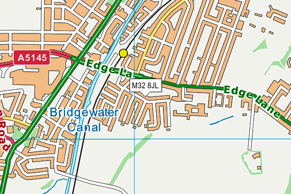 M32 8JL map - OS VectorMap District (Ordnance Survey) M32 8JL map - OS VectorMap District (Ordnance Survey)