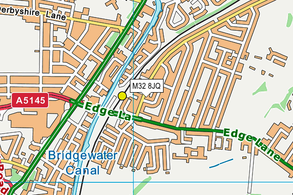 M32 8JQ map - OS VectorMap District (Ordnance Survey) M32 8JQ map - OS VectorMap District (Ordnance Survey)