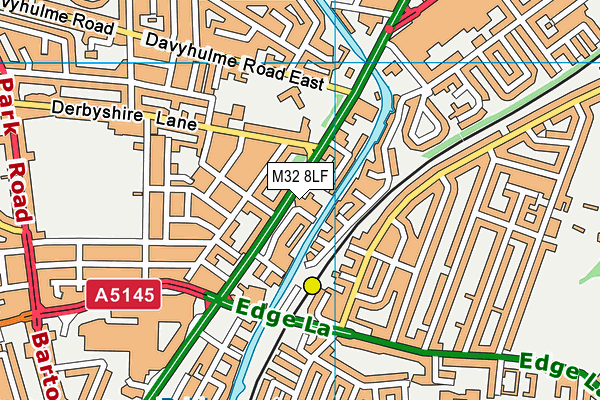 M32 8LF map - OS VectorMap District (Ordnance Survey) M32 8LF map - OS VectorMap District (Ordnance Survey)