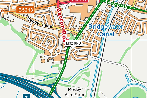 M32 8ND map - OS VectorMap District (Ordnance Survey) M32 8ND map - OS VectorMap District (Ordnance Survey)