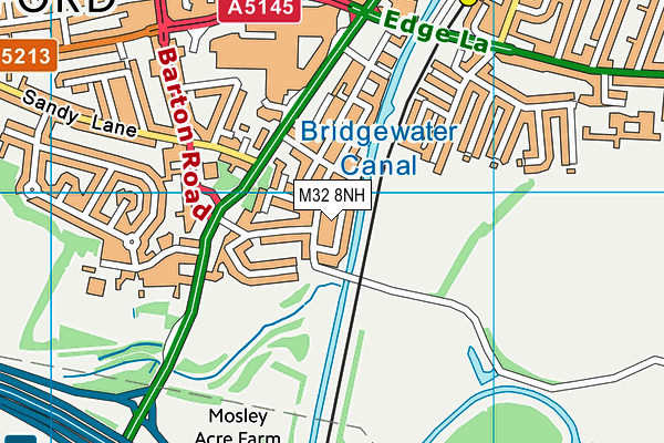 M32 8NH map - OS VectorMap District (Ordnance Survey) M32 8NH map - OS VectorMap District (Ordnance Survey)