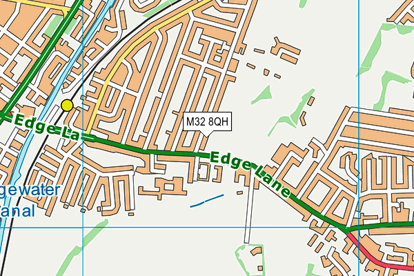 M32 8QH map - OS VectorMap District (Ordnance Survey) M32 8QH map - OS VectorMap District (Ordnance Survey)