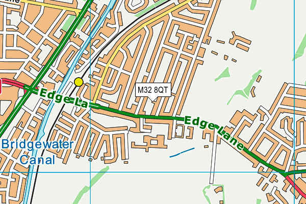 M32 8QT map - OS VectorMap District (Ordnance Survey) M32 8QT map - OS VectorMap District (Ordnance Survey)