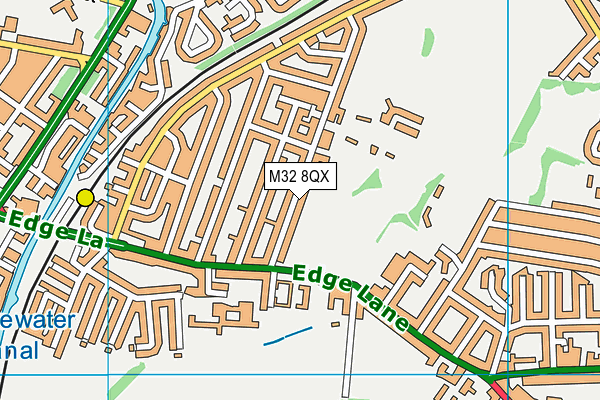 M32 8QX map - OS VectorMap District (Ordnance Survey) M32 8QX map - OS VectorMap District (Ordnance Survey)