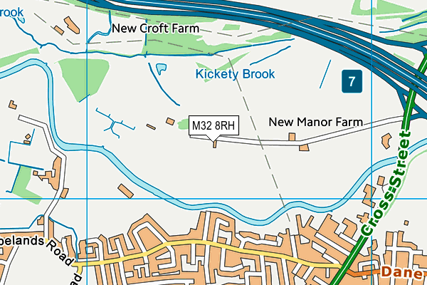M32 8RH map - OS VectorMap District (Ordnance Survey) M32 8RH map - OS VectorMap District (Ordnance Survey)
