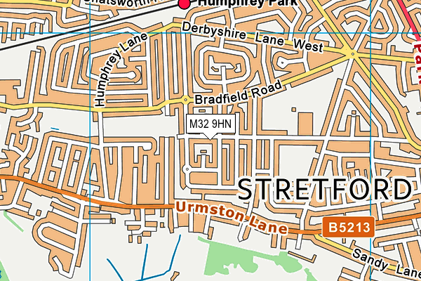M32 9HN map - OS VectorMap District (Ordnance Survey) M32 9HN map - OS VectorMap District (Ordnance Survey)