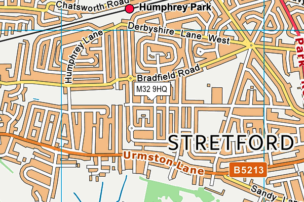 M32 9HQ map - OS VectorMap District (Ordnance Survey) M32 9HQ map - OS VectorMap District (Ordnance Survey)