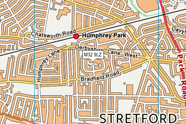 M32 9LZ map - OS VectorMap District (Ordnance Survey) M32 9LZ map - OS VectorMap District (Ordnance Survey)