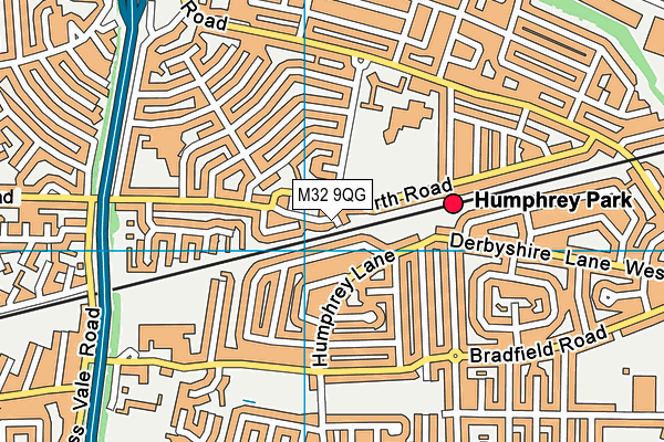 M32 9QG map - OS VectorMap District (Ordnance Survey) M32 9QG map - OS VectorMap District (Ordnance Survey)