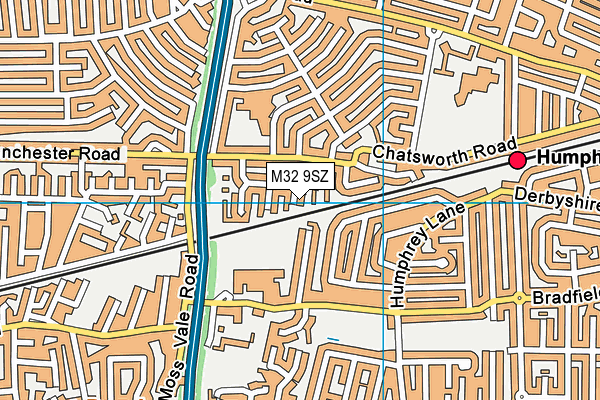 M32 9SZ map - OS VectorMap District (Ordnance Survey) M32 9SZ map - OS VectorMap District (Ordnance Survey)