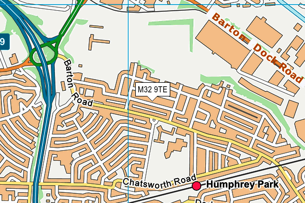 M32 9TE map - OS VectorMap District (Ordnance Survey) M32 9TE map - OS VectorMap District (Ordnance Survey)