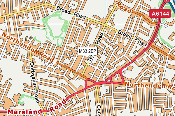 M33 2EP map - OS VectorMap District (Ordnance Survey) M33 2EP map - OS VectorMap District (Ordnance Survey)