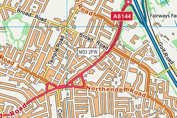 M33 2FW map - OS VectorMap District (Ordnance Survey) M33 2FW map - OS VectorMap District (Ordnance Survey)