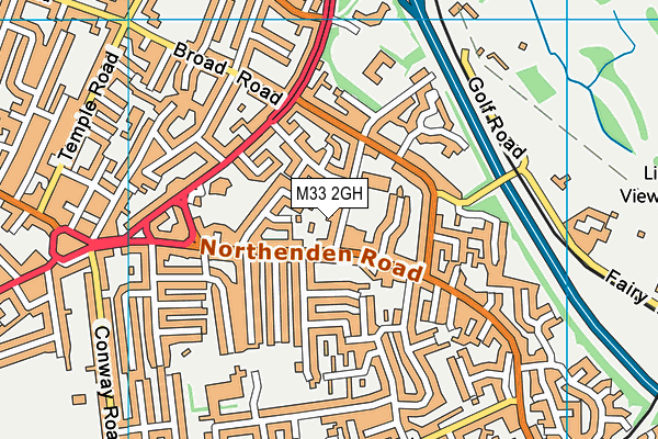 M33 2GH map - OS VectorMap District (Ordnance Survey) M33 2GH map - OS VectorMap District (Ordnance Survey)