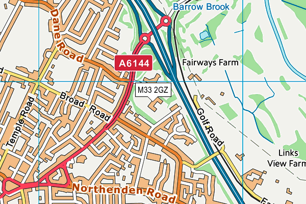M33 2GZ map - OS VectorMap District (Ordnance Survey) M33 2GZ map - OS VectorMap District (Ordnance Survey)