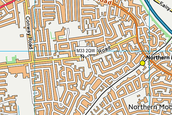 M33 2QW map - OS VectorMap District (Ordnance Survey) M33 2QW map - OS VectorMap District (Ordnance Survey)