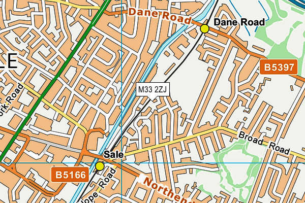 M33 2ZJ map - OS VectorMap District (Ordnance Survey) M33 2ZJ map - OS VectorMap District (Ordnance Survey)