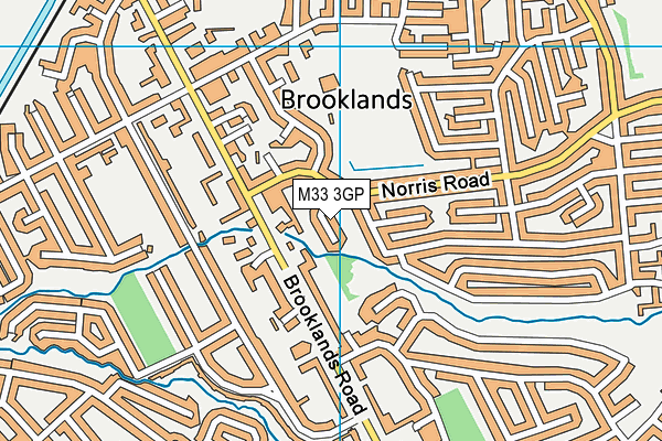 M33 3GP map - OS VectorMap District (Ordnance Survey) M33 3GP map - OS VectorMap District (Ordnance Survey)