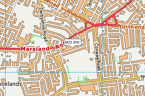 M33 3HX map - OS VectorMap District (Ordnance Survey) M33 3HX map - OS VectorMap District (Ordnance Survey)
