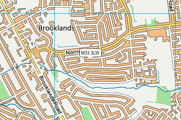M33 3LW map - OS VectorMap District (Ordnance Survey) M33 3LW map - OS VectorMap District (Ordnance Survey)