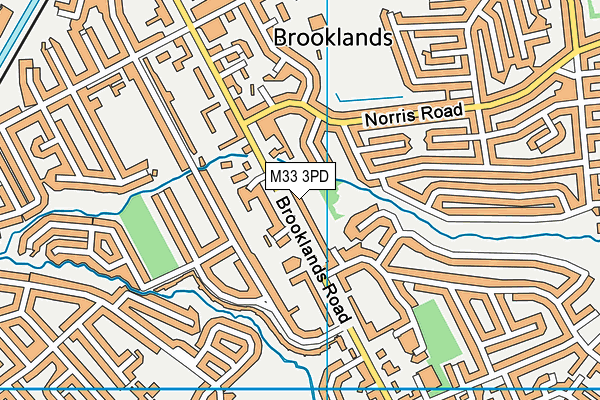 M33 3PD map - OS VectorMap District (Ordnance Survey) M33 3PD map - OS VectorMap District (Ordnance Survey)