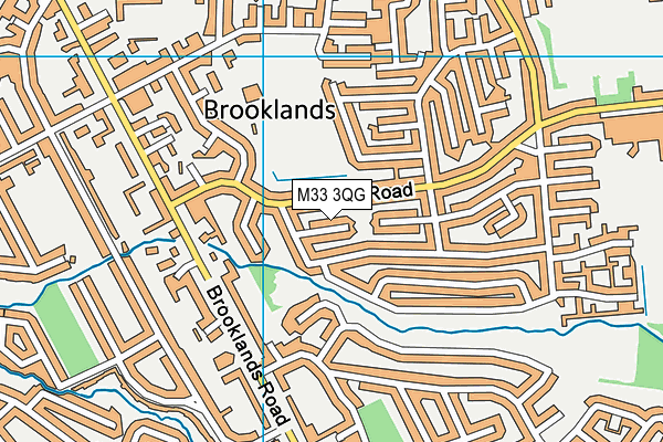 M33 3QG map - OS VectorMap District (Ordnance Survey) M33 3QG map - OS VectorMap District (Ordnance Survey)
